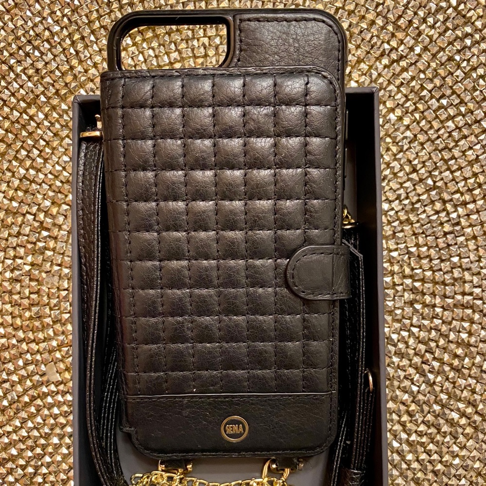 iPhone 7 or 8 Plus Leather Crossbody Sena Case